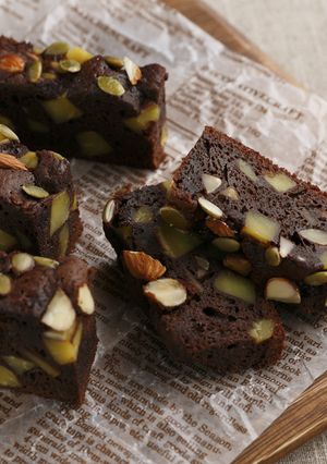 さつまいもとナッツのチョコケーキ-レシピのメイン写真
