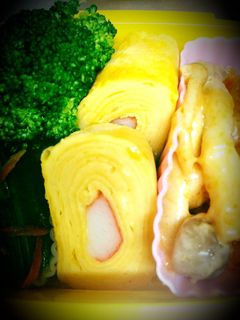 お弁当に☆カニカマたまご焼き-レシピのメイン写真