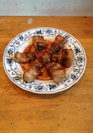 豚バラ肉とキャベツの煮込み-レシピのメイン写真