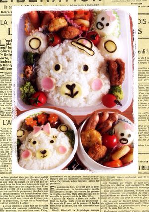 キャラ弁☆クマさん弁当☆-レシピのメイン写真