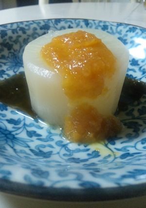 甘味噌に生姜を入れて【ふろふき大根♪】-レシピのメイン写真
