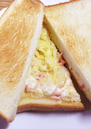 千切りキャベツのホットサンド-レシピのメイン写真