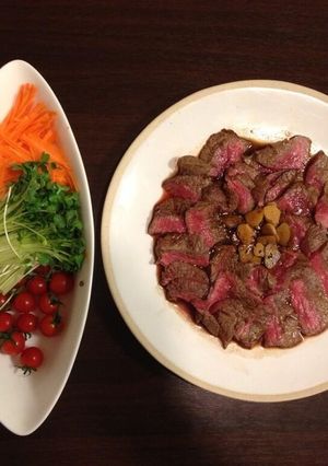 安い牛赤身でごちそうステーキ-レシピのメイン写真