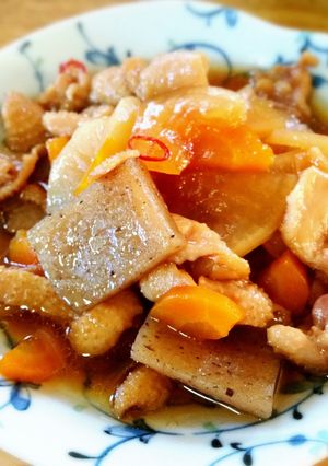 鶏皮と大根のトロトロ煮Σ(ﾟ∀ﾟﾉ)ﾉ-レシピのメイン写真