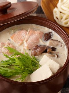 鮭ときのこのまろやか豆乳鍋-レシピのメイン写真