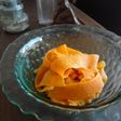 ヒラヒラ人参のオリーブきなこ和え