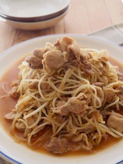 もやし増し増し豚こま肉の生姜焼き-レシピのメイン写真