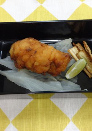 米粉を使った魚の唐揚げ-レシピのメイン写真