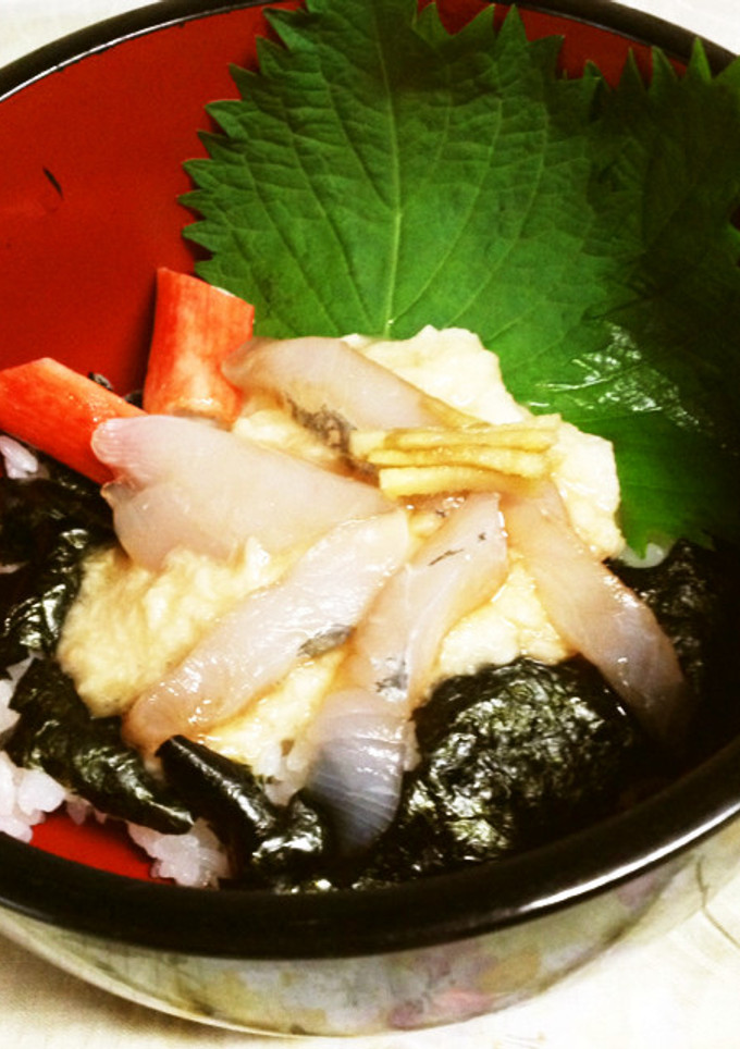 海鮮とろろ丼、ヘルシー簡単-レシピのメイン写真