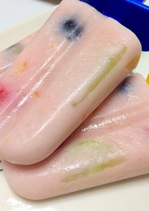 フルーツたっぷり無添加アイスキャンディー-レシピのメイン写真