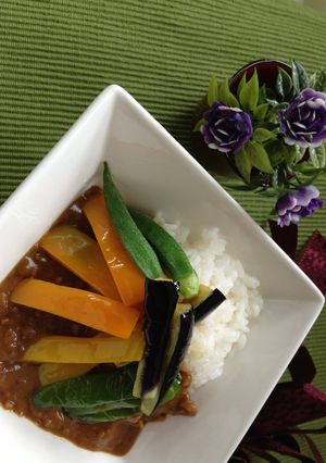 エノキと舞茸のキーマカレー-レシピのメイン写真