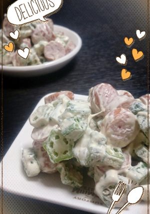 オクラのマヨ醤油和え-レシピのメイン写真