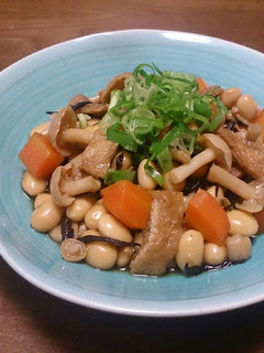 ブナピーと大豆のほっこり五目煮-レシピのメイン写真