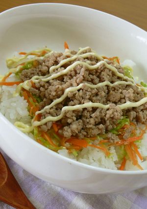 ヘルシー三色丼-レシピのメイン写真