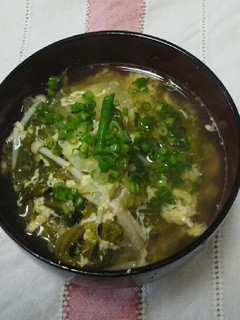 セロリの葉と卵入りコンソメスープ-レシピのメイン写真