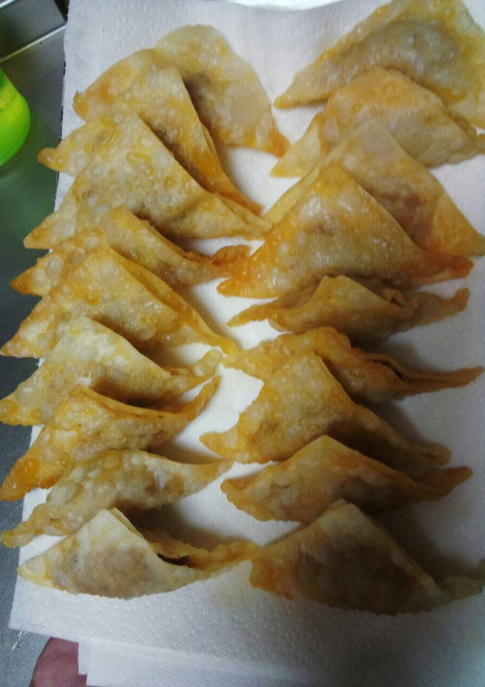 ワンタンの皮でサモサ風-レシピのメイン写真
