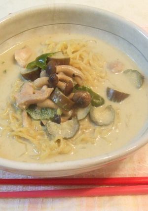 ☆魅惑のグリーンカレーラーメン☆-レシピのメイン写真