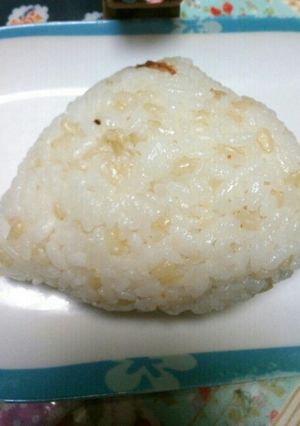 唐揚げ玄米おにぎり-レシピのメイン写真