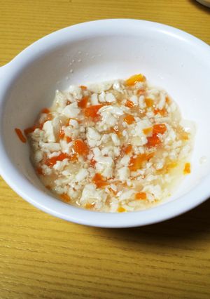 離乳食中期♡大根、人参、豆腐のそぼろあん-レシピのメイン写真