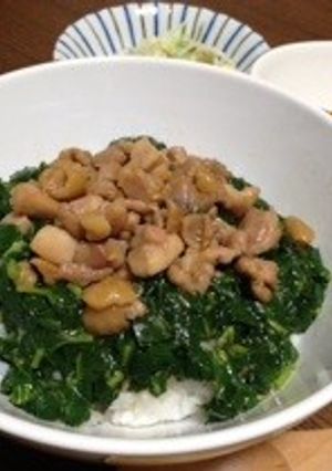 モロヘイヤといえばコレ！！モロヘイヤ丼-レシピのメイン写真
