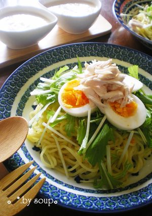✿胡麻ぽんダレの冷やしぶっかけ麺✿-レシピのメイン写真