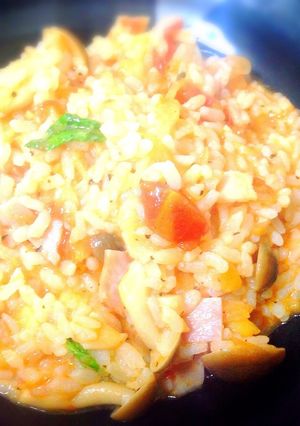 余りご飯でトマトリゾット風-レシピのメイン写真