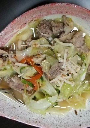 野菜たっぷり簡単牛肉スープ-レシピのメイン写真