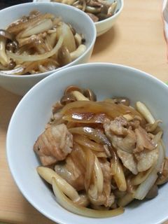 しめじの豚丼-レシピのメイン写真