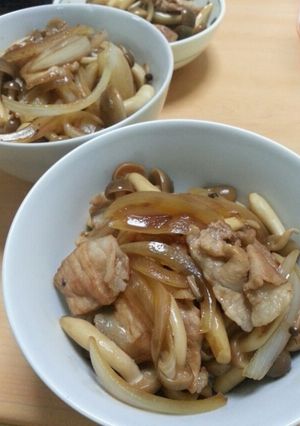しめじの豚丼-レシピのメイン写真