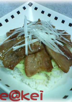 絶品！豚照り焼き丼♪-レシピのメイン写真