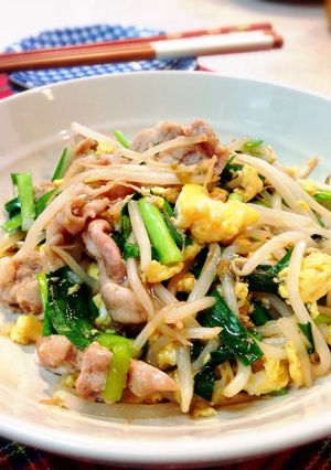 電子レンジで5分！ご馳走ニラ玉-レシピのメイン写真