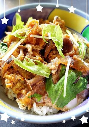 有り合わせの玉子丼-レシピのメイン写真
