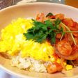 簡単!ふわとろトマトソースのオムライス♡
