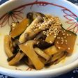 南瓜ときのこのキンピラ