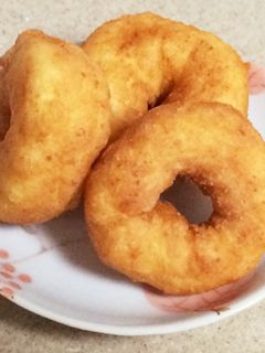 食べるとはっぴー♡もちもち豆腐ドーナツ!-レシピのメイン写真