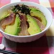マグロとアボカドサッパリがっつり丼♪