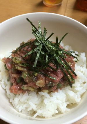 ネギトロ丼-レシピのメイン写真