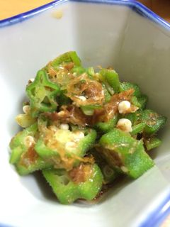 オクラのおかか和え-レシピのメイン写真