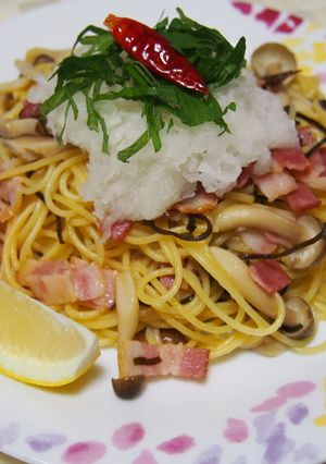 キノコたっぷり 和風ペペロンチーノ-レシピのメイン写真