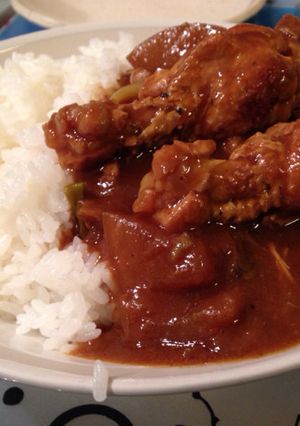 和風ホロホロ手羽元カレー-レシピのメイン写真