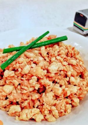 ツナ入り甘辛炒り豆腐-レシピのメイン写真
