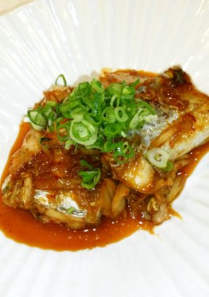 太刀魚⭐キムチ入り煮付け⭐美味しい煮魚⭐-レシピのメイン写真