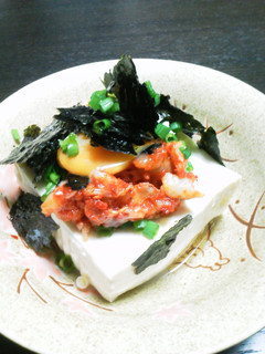 チャンジャ豆腐-レシピのメイン写真