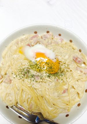 簡単!豆腐カルボナーラ-レシピのメイン写真