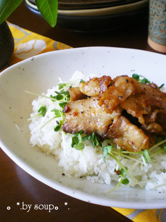 ✿マスマヨポン酢の豚バラ丼✿-レシピのメイン写真