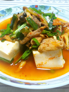 辛うま☆豚キムチ豆腐-レシピのメイン写真