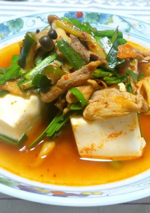 辛うま☆豚キムチ豆腐-レシピのメイン写真