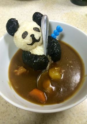 パンダのカレー-レシピのメイン写真
