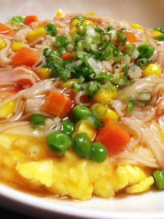 めんつゆで♪朝食にも簡単あんかけかに玉風-レシピのメイン写真