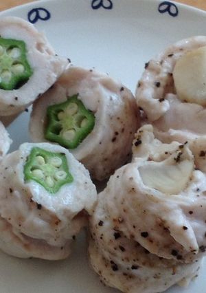 ササミの野菜巻き-レシピのメイン写真